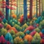 Placeholder: "Soul in the forest", where boundaries are blurred and realities collide in a rebellious dance. Trees that breathe colors, creatures of disconcerting textures, and a chaotic harmony defy the established.