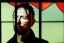 Placeholder: Thom Yorke as stained glass window