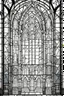 Placeholder: kids coloring page, stained glass church window, cartoon style, thick lines, low detail, no shading