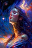 Placeholder: the night sky, she awaits with anticipation, Karol Bak UHD,, Pino Daeni and Dan Mumford, exquisite rendering, style of Leonid Afremov, Mario Sanchez Nevado. Modifiers: intricate very attractive beautiful award winning ultra detailed colourful high energy