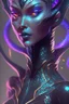 Placeholder: Black Snake diamond humanoid alien fused ,elegant, colorful, artstation, concept art, smooth, soft light, illustration, art by artgerm