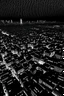 Placeholder: looking down on tokyo at night black and white in the style of hiroku ogai lookin at rooftops rfrom above