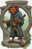 Placeholder: A DnD character. A Hobgoblin merchant.