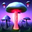 Placeholder: a road system suspended by giant mushrooms