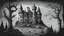 Placeholder: Vampire castle, comic style