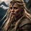 Placeholder: Behold the powerful alluring and pretty blonde barabarian warrior woman, her body adorned with with runes, in the middle of the alps. intricate details, HDR, beautifully shot, hyperrealistic, sharp focus, 64 megapixels, perfect composition, high contrast, cinematic, atmospheric, moody