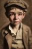 Placeholder: oliver twist, crying boy, oil on face, 1890 clothes