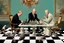 Placeholder: Putin, President Xi Of China And Joe Biden Play Chess With A Pigeon,Ufo And Atomic Bomb Mushroom Cloud,Complex Surgical Instruments Intermixed With A Newborn Boy,Minimalism,Painting By Adrian Ghenie,Rene Magritte,Pablo Picasso,Michelangelo,Salvador Dali,Lucian Freud