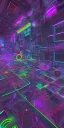 Placeholder: Neon grid