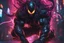Placeholder: venom in 8k cyberpunk anime artstyle, jason momoa them, neon effect , magic circle, close picture, full body, apocalypse, intricate details, highly detailed, high details, detailed portrait, masterpiece,ultra detailed, ultra quality