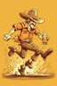 Placeholder: drunk runner cowboy