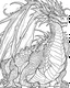 Placeholder: That really massive dragon coloring page