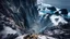 Placeholder: This mesmerizing ocean cliff scene captures the dramatic power and beauty of nature. Towering rugged cliffs stand majestically against the vast expanse of the ocean, where the water pours into a singular bottomless pit. The cliffs, with their sharp and jagged edges, create a stark contrast to the rough, flowing water, making the scene even more captivating. Sunlight pierces through the mist rising from the waterfalls, creating a magical, ethereal atmosphere