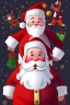 Placeholder: santa claus with rudolf
