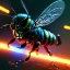 Placeholder: cyberpunk bee, black background, cinematic lighting, 4k resolution, smooth details.