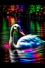 Placeholder: Psychedelic swan