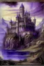 Placeholder: A violet castle of mystery painted by Leonardo da Vinci