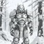 Placeholder: white armor, in the snow, forest in the background, snow, arctic theme, light armor, power armor, facing camera, low perspective, thin armor, tactical, fan art style