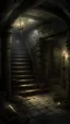 Placeholder: Alex descends into the dark, cavernous depths of the cellar beneath Blackwood Manor, where flickering torches cast eerie shadows across the damp stone walls. As he explores, he uncovers ancient artifacts and relics, each one hinting at a dark and mysterious past.]