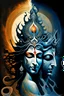 Placeholder: abstract art form of shiva and parvati depicting masculine and feminine energyform