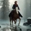 Placeholder: Full body, 3d render, Harry Potter 1800's men style, 1800's hair style, 1800's men clothes style, riding horse, hyper realistic, octane render, unreal engine 5, 8k, palace background, uhd