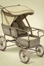 Placeholder: Vintage realistic pram