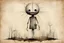 Placeholder: Surreal sinister weirdness Style by Gabriel pacheco and Federico Babina and Stephen Gammell, a curious anthropomorphic question, epic masterpiece, strange inconsistencies and banal absurdities, eerie, weird colors, smooth, neo surrealism