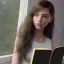 Placeholder: Study girl, curl hair read a book in by the window, ultra detail, real photo realistic, unreal engine, cinematic lighting --ar 1:1 creative