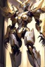 Placeholder: a gandam in a building, concept art of omegamon, arasaka mech, from arknights, intricate assasin mecha armor, mecha art, mecha anime, barbatos mobile suit, the golden humanoid robot, anime mech armor, modern mecha anime, beautiful gold saint, mecha, cgsociety 9