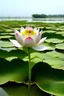 Placeholder: una flor de loto sobre el rio nilo
