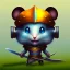 Placeholder: Mouse using sword