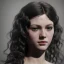 Placeholder:  portrait, european girl, beautiful, volumetric lighting, black eyes, long hair, curly hair, black hair, ultrahd, 8k, high quality, highly detailed,intricate details, deep