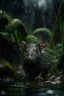 Placeholder: rat cat lost beauty contest through dark clouds, portrait in weird waterfall in moist swamp planet , photo-realistic, shot on Hasselblad h6d-400c, zeiss prime lens, bokeh like f/0.8, tilt-shift lens 8k, high detail, smooth render, down-light, unreal eng