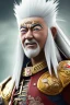 Placeholder: Jiraiya (Naruto), full frame portrait, wide-angle view, close-up, macro lens, centered camera, titanium accents, intricate details, small minutiae, tiny features, particulars, colorful, 8k, least ambient occlusion, volumetric lighting, volumetric clouds