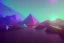 Placeholder: geometric installation abstract rgb 3D landscape