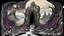 Placeholder: painted inner world with uncontrolled mind and neurodivergens soul, floating rocks over surreal cracked weird landscape . one cracked bridge between two dark door. deep dark purple, gray, black, white, brown, malachit, cream color. Whimsical strange style of myro, of Quentin Blake and Redmer Hoekstra. No people in picture, weird absurd beauty nightmare, black rawen, in background fade neuron network-web, surreal vibe,