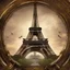 Placeholder: Steampunk Eiffel Tower, all within, view from above, high quality, realism, 4k