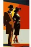 Placeholder: Abstract art in the style of jack vettriano