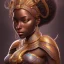 Placeholder: sango fantasy, fantasy magic, intricate, sharp focus, illustration, highly detailed, digital painting, concept art, matte, masterpiece head sexy African beauty black afro hair earth lady bronze African huts Egyptian princess