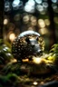 Placeholder: picture of a magical forest sparkling with light,cute tapir inside a round frame,shot on Hasselblad h6d-400c, zeiss prime lens, bokeh like f/0.8, tilt-shift lens 8k, high detail, smooth render, down-light, unreal engine, prize winning