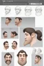 Placeholder: The claim emphasizes the importance of maintaining consistent character design across angles and expressions. Key features, such as a round face with a strong jawline, medium beard, chubby cheeks, large eyes, and a wide nose, must remain constant. The distances between the eyes, nose, and mouth should be consistent, with slight adjustments for side views. Unique traits like side-styled hair, small eyes, and thick eyebrows must be uniform. Expressions should align with fixed mouth and eye shapes,
