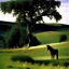 Placeholder: Nebraska 1997 Wild Horse Hill Photo, FNAF Purple guy in the foreground behind a tree.