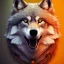 Placeholder: Wolf, red, orange, yellow, green, blue, purple, masterpiece, expert, 8K, hyperrealism, sharp focus, cinematic lighting