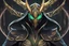 Placeholder: Mantis lord venom in 8k solo leveling shadow artstyle, in the style of fairy academia, hollow knight them, mask, close picture, neon lights, intricate details, highly detailed, high details, detailed portrait, masterpiece,ultra detailed, ultra quality