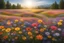 Placeholder: A field of wildflowers in full bloom, creating a kaleidoscope of colors under the bright sunlight. Ultra Realistic, National Geographic,