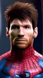 Placeholder: spiderman become lionel messi , lionel messi head, ultra realistic, 4k, ultra detail, full body