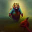 Placeholder: The King, rich deep colors masterpiece, Martin Wittfooth, Luigi Spano, Mandy Jurgens, stellar photography,greg rutkowski rossdraws, Artgerm, 8k