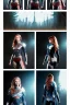 Placeholder: comic book illustration, concept art, strikingly beautiful (18 year old girl:1.2),_skimpy sci-fi armor_, Hair (long ginger:1.1), Face (freckles:1.2), body, medium breasts (light cleavage:1.2), tracing, ambient light, highres, (hyperrealistic:1.2), (perfect face:1.1), intricate (high detail:1.1) body, beautiful detailed eyes (emerald:1.3), _camera_, plump lips ,sci-fi theme, Model hash: ddc3021b