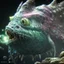 Placeholder: fluid ink angler fish creature, unreal engine 5, 8k resolution, photorealistic, ultra detailed