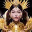 Placeholder: Ultra detailed realistic fullbody Portrait in oil on canvas of beautiful female character with gold armor(saint Seiya),extremely detailed digital painting, extremely detailed face, crystal clear eyes, mystical colors ,perfectly centered image, perfect composition, rim light, beautiful lighting,masterpiece ,8k, stunning scene, raytracing, anatomically correct, in the style of Sixfrid and KyuYong Eom and Steve Jung and Simon Bisley.